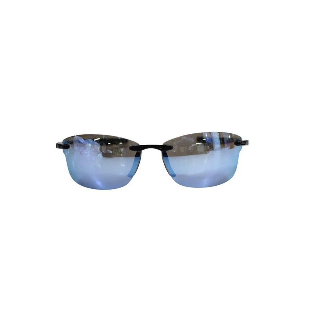 Revo Unisex Polarized Descend S Sunglasses Black Blue Plastic